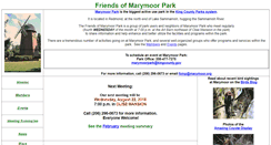 Desktop Screenshot of marymoor.org