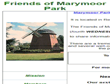 Tablet Screenshot of marymoor.org
